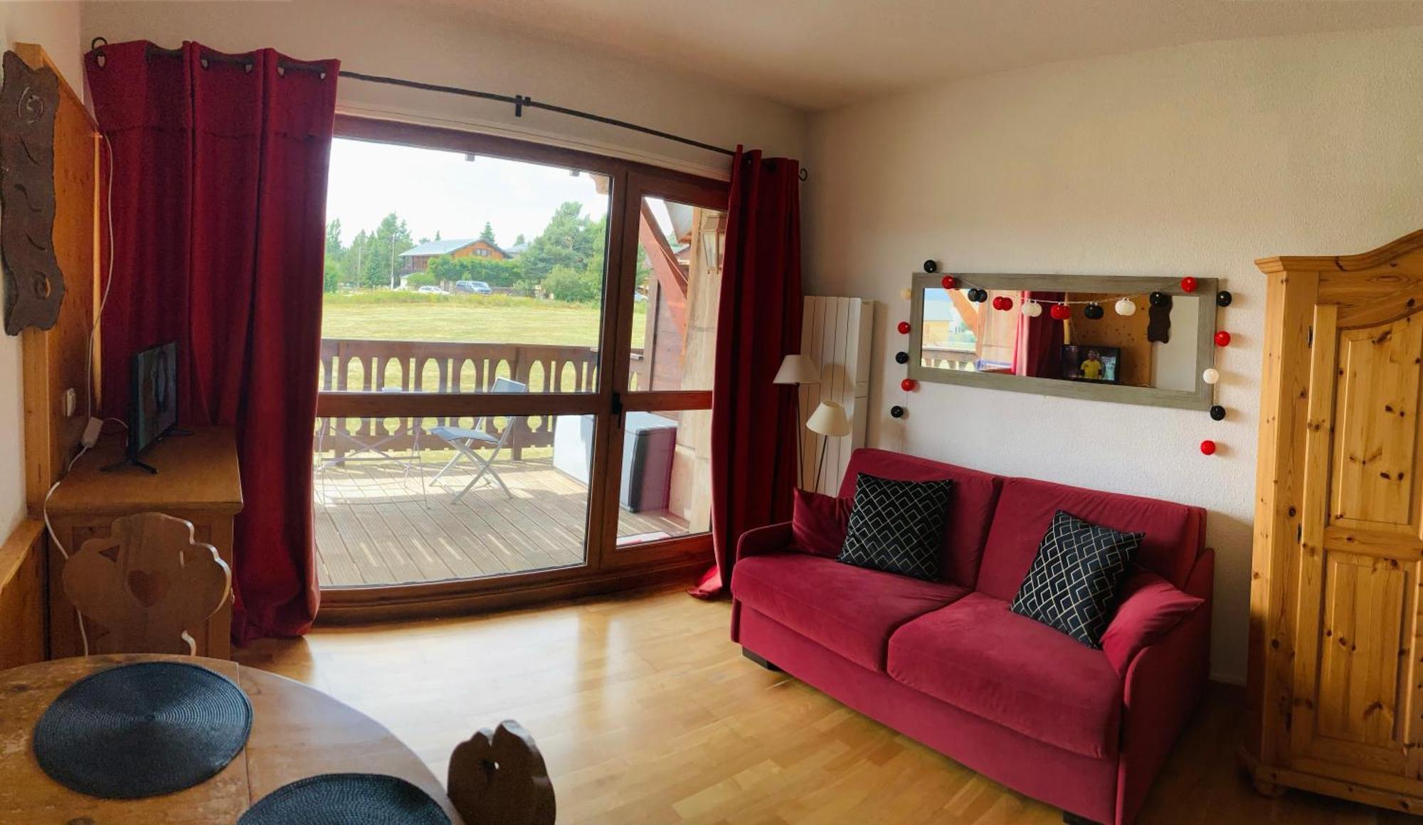 Studio 2 Personnes Avec Terrasse Bolquere Luaran gambar